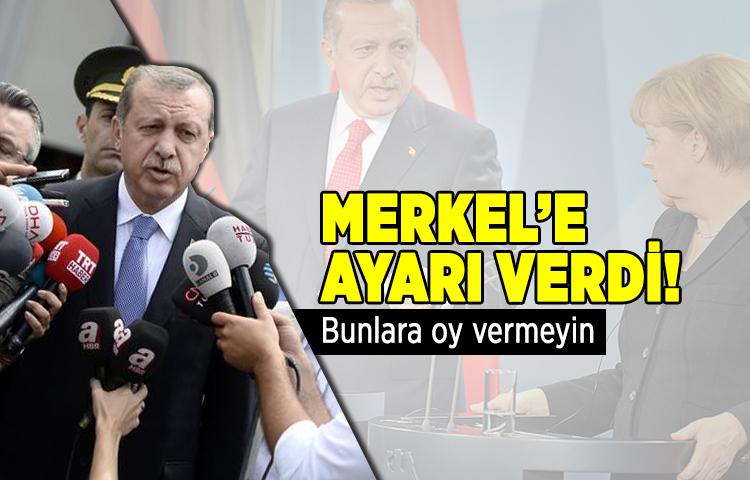 Cumhurbaşkanı Erdoğan Almanya'daki Türk seçmenine seslendi
