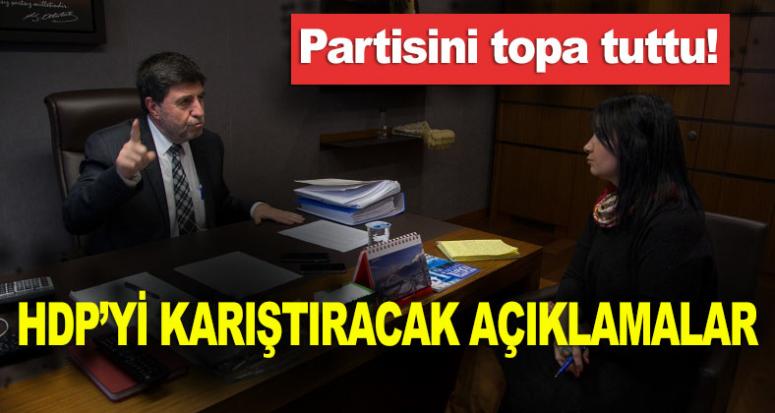 HDP'li Altan Tan partisini topa tuttu!