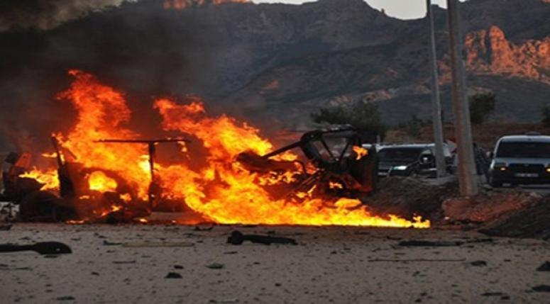 Mardin'de bomba yüklü araç alarmı!