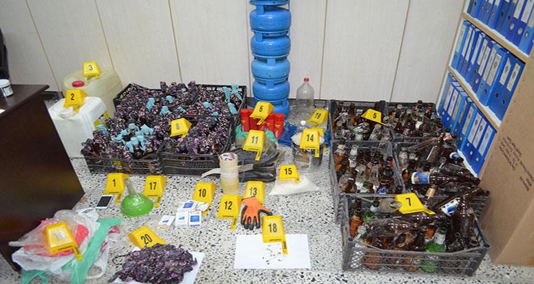 50 kilogram patlayıcı ele geçirildi!