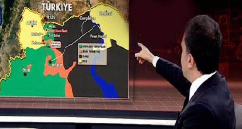 Ömer Çelik harita üzerinden 4 maddede YPG'nin vurulmasını anlattı