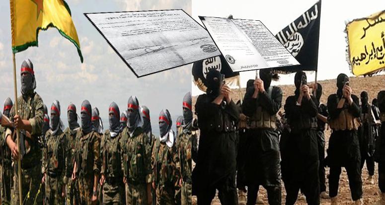 Terör örgütleri IŞİD ve YPG anlaştı!