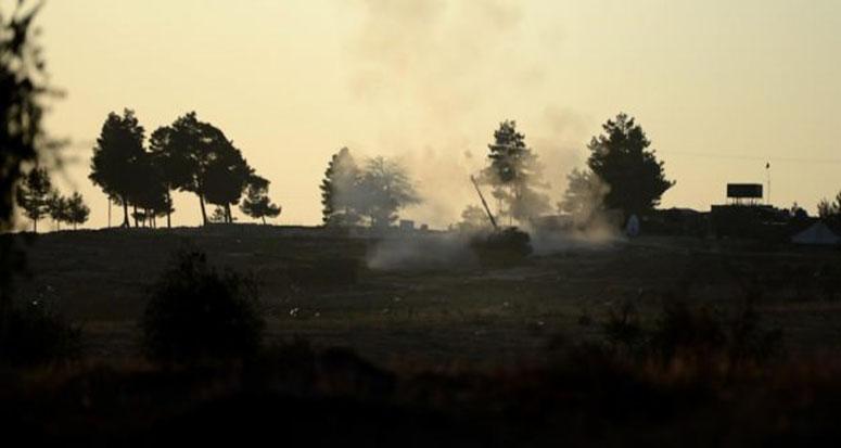 YPG mevzilerine ağır bombardıman