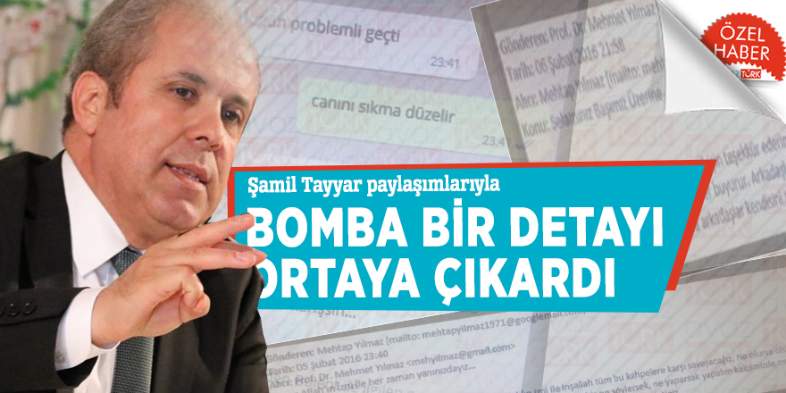 Şamil Tayyar paylaşımlarıyla bomba bir detayı ortaya çıkardı