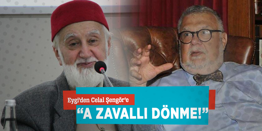 Eygi'den Celal Şengör'e “A zavallı dönme!”