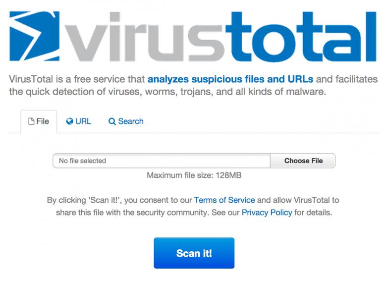 BIOS'a virüs çözümü VirusTotal'den!