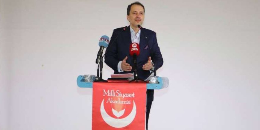 Yeniden Refah Partisi Genel Başkanı Erbakan, Antalya'da partisinin Milli Siyaset Akademisi programına katıldı