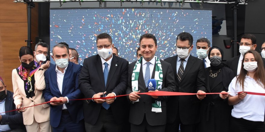 DEVA Partisi Genel Başkanı Ali Babacan Bursa'da konuştu