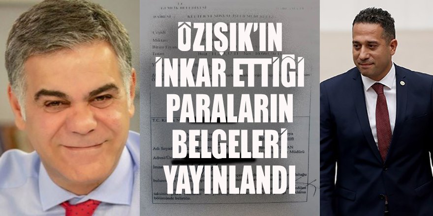 Süleyman Özışık dava açmakla tehdit edip 'mahkemede ispatlama şansı vereceğim' demişti ama Başarır belgeleri yayınlandı