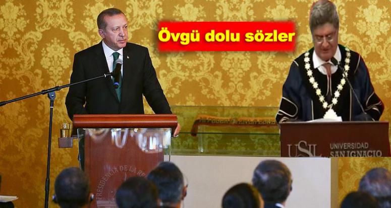 Peru'lu rektör: Allah sizi korusun Sayın Cumhurbaşkanım
