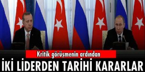 Erdoğan ile Putin'den ortak basın açıklaması