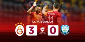 Galatasaray - Dersimspor maçında fark 3'e çıktı