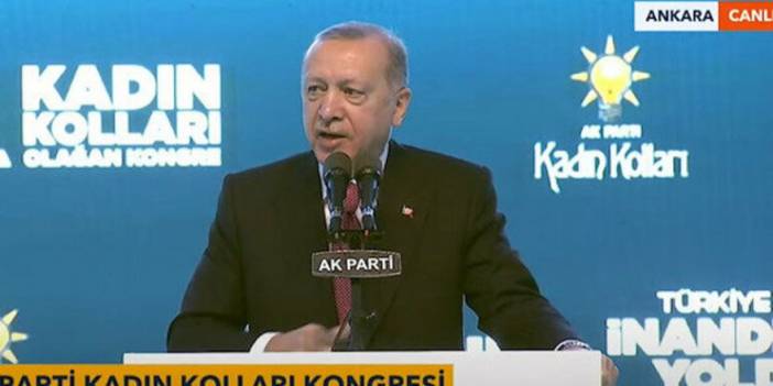 Erdoğan, AK Parti Kadın Kollarıy 6. Olağan Kongresi'nde konuştu: (4)