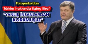 Poroşenko: "Kırım Tatar halkına güvenmek gerekir"