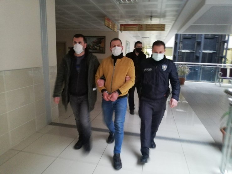 Samsun'da eski eşini darbeden zanlı tutuklandı