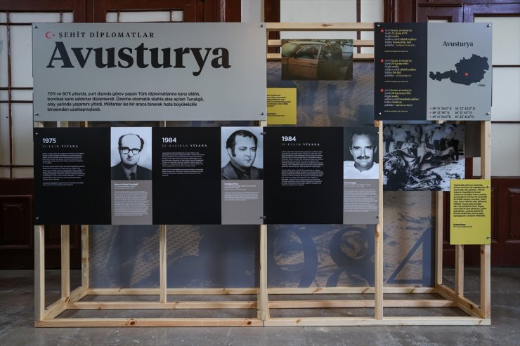 İletişim Başkanlığı tarafından düzenlenen 'Şehit Diplomatlar Sergisi' açıldı