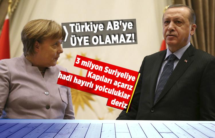 Türkiye AB'ye üye olamaz